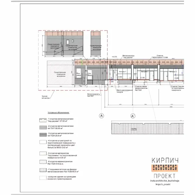 Development of a project for the reconstruction of a building in Moscow 2021